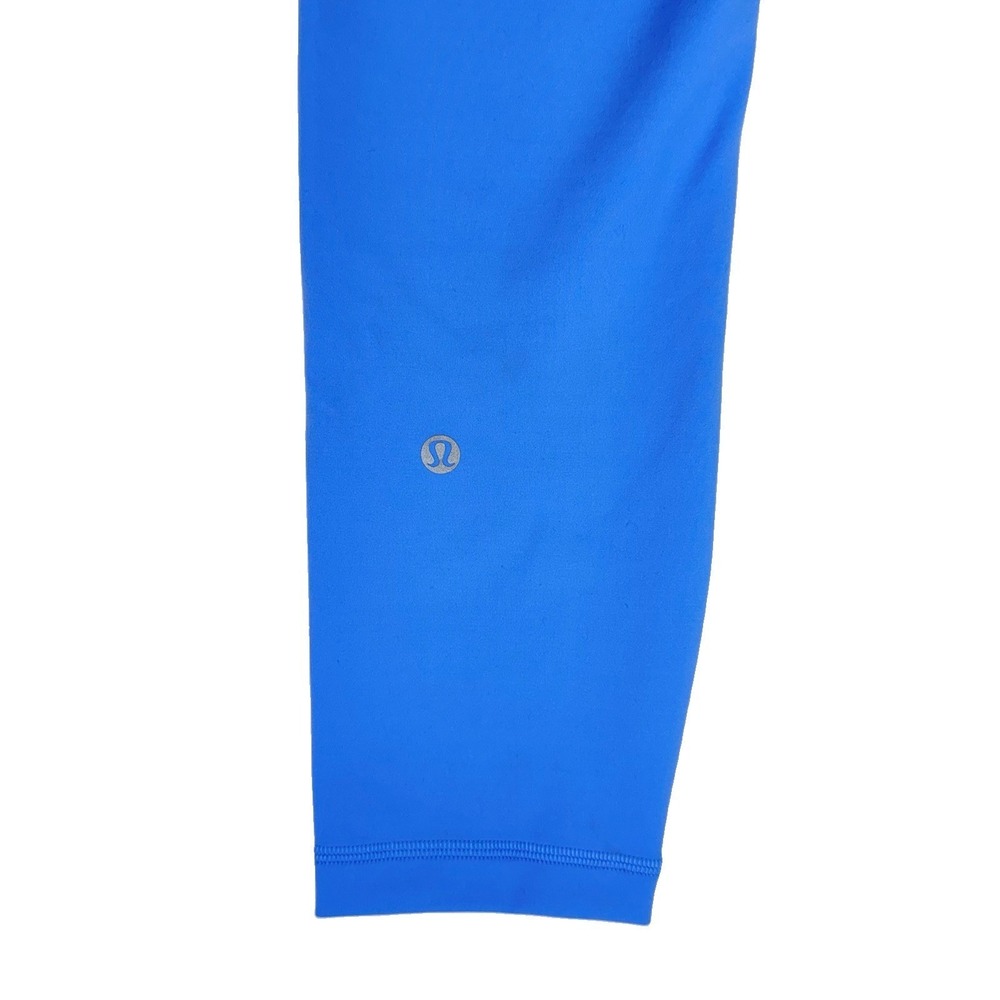 Lululemon Align High-Rise Crop 23" Leggings Blue Size 6 Nulu Yoga Waist Pocket - Picture 3 of 7